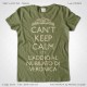 Magliette Keep Calm Addio Nubilato Amiche Sposa T-Shirt Colore Muschio Irlandese Stampa Colore Crema Taglia XS-S-M-L-XL