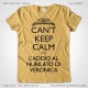 Magliette Keep Calm Addio Nubilato Amiche Sposa T-Shirt Matrimonio Colore Giallo Vintage Stampa Colore Nero Taglia XS-S-M-L-XL