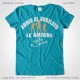 Magliette Addio Nubilato Amiche Sposa T-Shirt Matrimonio Colore Acqua Azzurra Personalizzata Bianco-Oro Taglia XS-S-M-L-XL