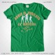 Magliette Addio Nubilato Amiche Sposa T-Shirt Matrimonio Colore Verde Kelly Stampa Personalizzata Oro-Bianco Taglia XS-S-M-L-XL