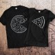 Coppia di Magliette per lui e per lei con pezzo di pizza complementare, T-Shirt per le coppie idee regalo by gigio store per te 