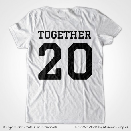 T-Shirt Divertente abbinata per Coppie Idee regalo by Gigio Store per Festeggiare le nozze, Anniversario, Compleanno, Ricorrenze