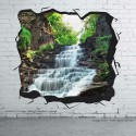 Trompe l'Oeil Adesivi Wall Sticker Fiume in Cascata