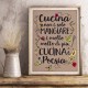 Cucina non è solo mangiare è molto di più Cucina è poesia. Sticker Poster Adesivi Murali per Muri Pareti frasi Aforismi Cucinare