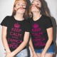 Gigio Store Maglietta Festa di Addio al Nubilato T-Shirt Keep Calm amiche della futura Sposa idee regalo Matrimonio Sposa