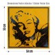 Gigio Store Sticker Wall Art Poster Adesivo Marilyn Monroe formato 50x50 cm MADE in ITALY Stampa HD Materiale Speciale