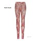 Gigio Store Leggings Donna 95% Poliestere 5% elastan molto comode asciugatura rapida colore tutti frutti