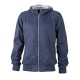 Gigio Store Giacca Vento Zip Cappuccio Casual Sportiva Leggera Unisex Donna Primavera/Estate Impermeabile colore Navy/Navy