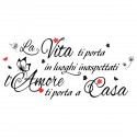 VITA AMORE CASA Wall Quotes