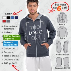 Giacca Tuta Sportiva Unisex
