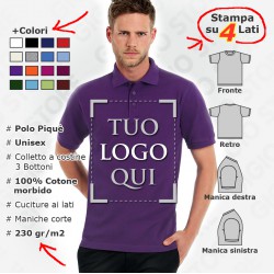 Polo Piqué Premium Unisex