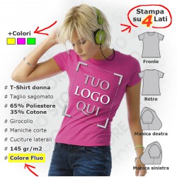 Maglietta Fluo da Donna