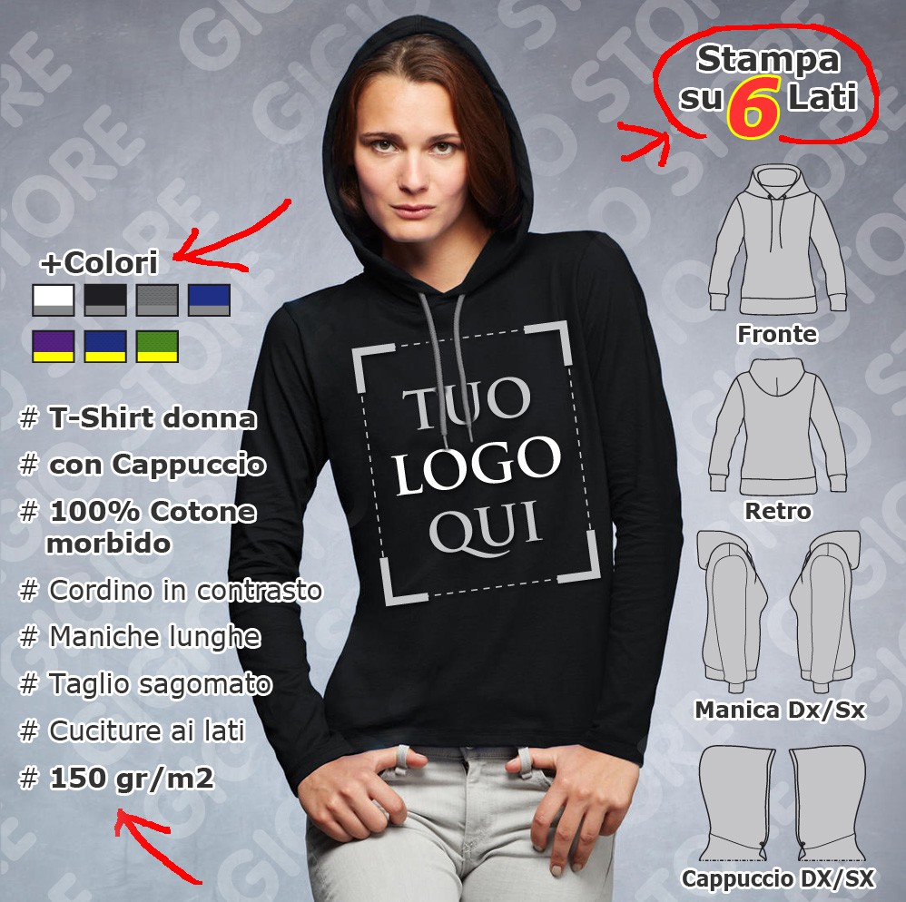 Magliette Personalizzate da Donna Gigio Store