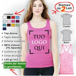 Tank Top Attillato da Donna