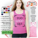 Tank Top Attillato da Donna