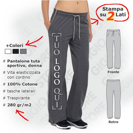 Pantalone Tuta Sportivo da Donna