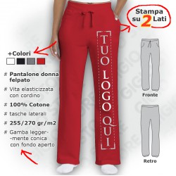 Pantalone Open Leg da Donna