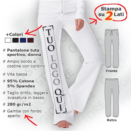 Pantalone Tuta Strech Cadet da Donna