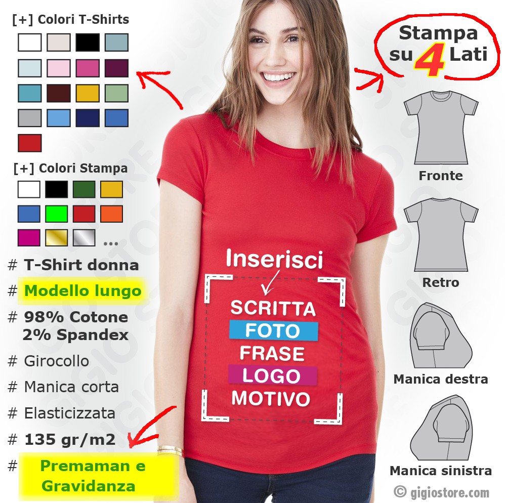 magliette con logo personalizzato