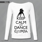 Felpa Keep Calm and Dance Kizomba, felpa keep calm and dance, felpa keep calm and dance on, Felpa Bianca