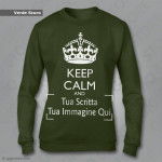 Realizzazione Felpe Keep Calm Personalizzate con Tua Frase Tuo Logo Ampia scelta di Magliette Felpe Keep Calm da Personalizzare